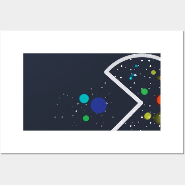 space pacman Wall Art by Katerine